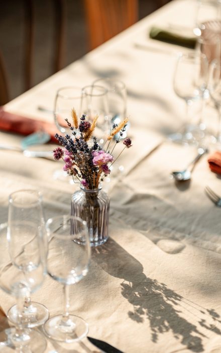 wedding table setting