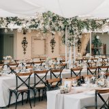 wedding reception table setting